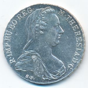 Австрия, 1 талер (1780 г.)