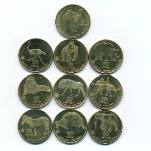 Biafra., Набор монет