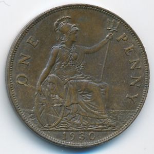 Great Britain, 1 penny, 1930