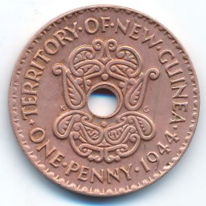 Новая Гвинея, 1 пенни (1944 г.)