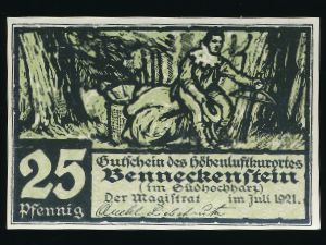 Нотгельды Германии, 25 пфеннигов (1921 г.)