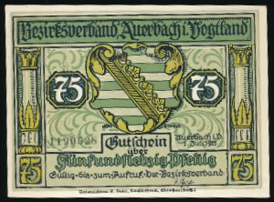 Нотгельды Германии, 75 пфеннигов (1921 г.)