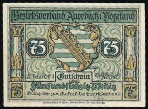 Нотгельды Германии, 75 пфеннигов (1921 г.)