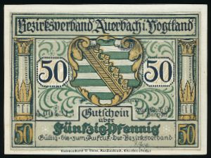 Нотгельды Германии, 50 пфеннигов (1921 г.)