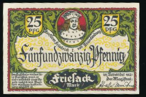 Нотгельды Германии, 25 пфеннигов (1921 г.)