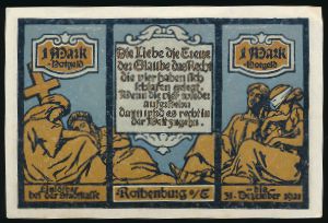 Нотгельды Германии, 1 марка (1921 г.)