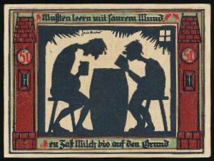 Нотгельды Германии, 50 пфеннигов (1921 г.)