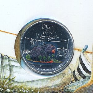 Australia, 20 центов, 2022