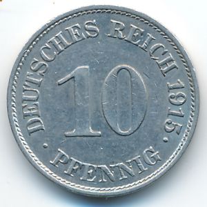 Германия, 10 пфеннигов (1915 г.)