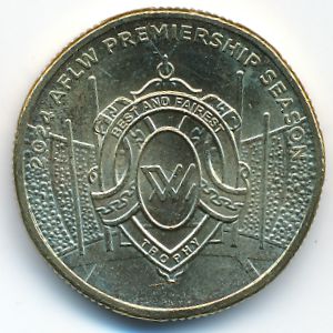 Австралия, 1 доллар (2024 г.)