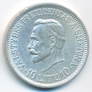 Литва, 10 лит (1938 г.)