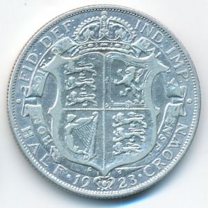 Великобритания, 1/2 кроны (1923 г.)