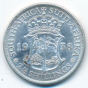 ЮАР, 2 1/2 шиллинга (1938 г.)