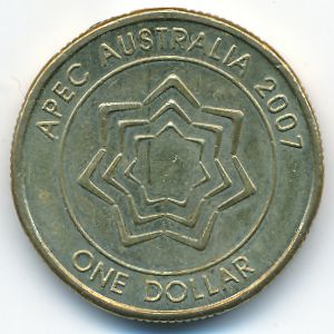 Австралия, 1 доллар (2007 г.)