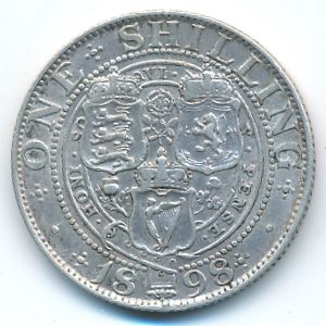 Великобритания, 1 шиллинг (1898 г.)