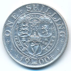 Великобритания, 1 шиллинг (1900 г.)