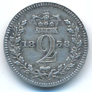 Великобритания, 2 пенса (1838 г.)