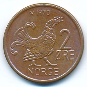 Норвегия, 2 эре (1970 г.)