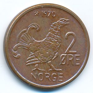 Норвегия, 2 эре (1970 г.)