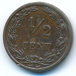 Netherlands, 1/2 cent, 1903