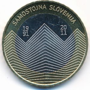 Словения, 3 евро (2011 г.)