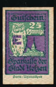 Нотгельды Германии, 25 пфеннигов (1922 г.)