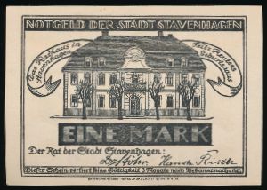 Нотгельды Германии, 1 марка (1921 г.)