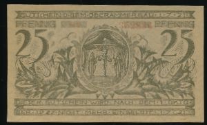 Нотгельды Германии, 25 пфеннигов (1921 г.)