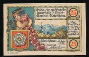 Нотгельды Германии, 25 пфеннигов (1921 г.)