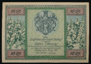 Нотгельды Германии, 10 пфеннигов (1921 г.)