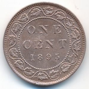 Canada, 1 cent, 1895