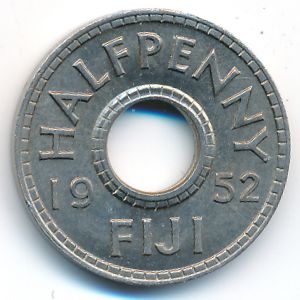 Фиджи, 1/2 пенни (1952 г.)
