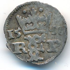 Bohemia, 1 геллер, 1548