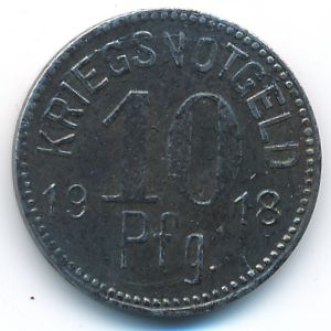 , 10 пфеннигов, 1918