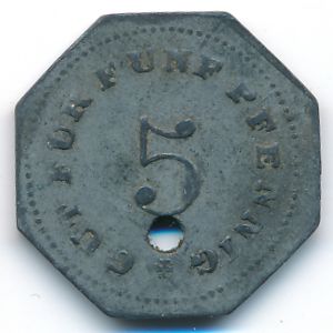 Бад-Тёльц., 5 пфеннигов, 1917