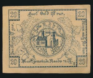 Нотгельды Австрии, 20 геллеров (1920 г.)