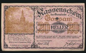 Нотгельды Австрии, 20 геллеров (1920 г.)