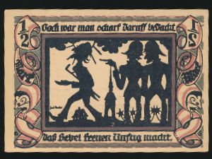 Нотгельды Германии, 1/2 марки (1921 г.)