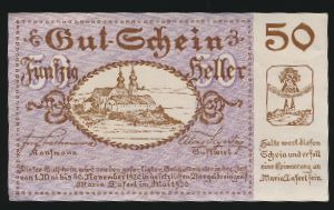 Нотгельды Австрии, 50 геллеров (1920 г.)