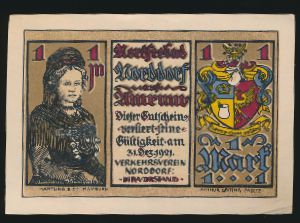 Нотгельды Германии, 1 марка (1921 г.)