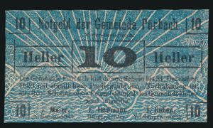 Нотгельды Австрии, 10 геллеров (1920 г.)