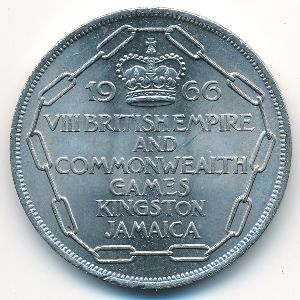 Ямайка, 5 шиллингов (1966 г.)
