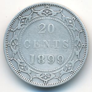 Newfoundland, 20 cents, 1899