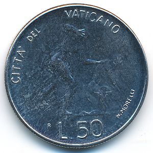 Vatican City, 50 lire, 1983