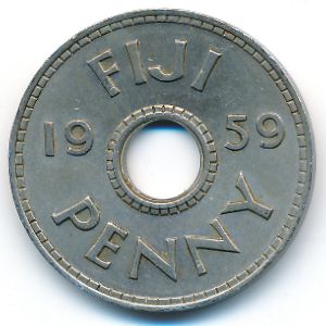 Фиджи, 1 пенни (1959 г.)