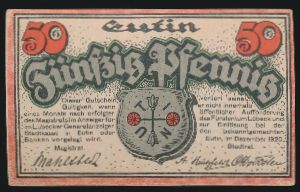 Нотгельды Германии, 50 пфеннигов (1920 г.)