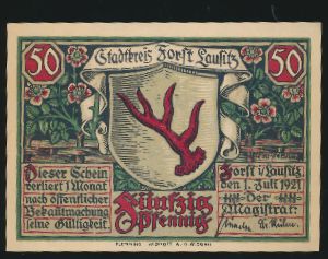 Нотгельды Германии, 50 пфеннигов (1921 г.)