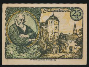 Нотгельды Германии, 25 пфеннигов (1921 г.)