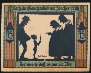 Нотгельды Германии, 75 пфеннигов (1921 г.)