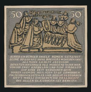 Нотгельды Германии, 50 пфеннигов (1921 г.)